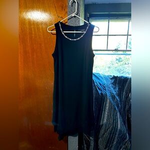 SCARLETT SIZE 12 BLACK RHINESTONE DRESS